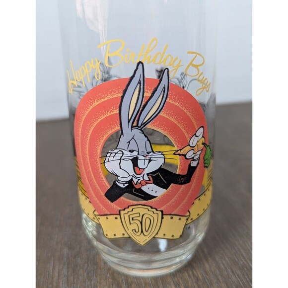 VTG 1990 Warner Bros Looney Tunes Happy Birthday Bugs Bunny 50th Daffy Sylvester - Picture 2 of 7